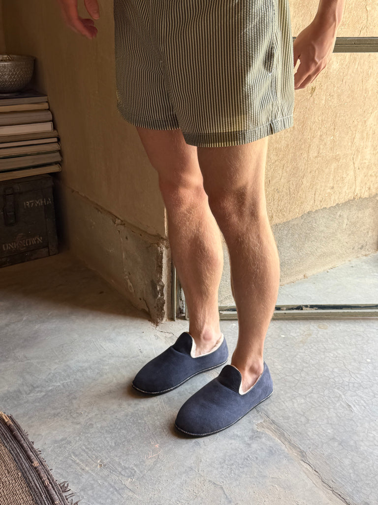 Charentaise Veg Navy