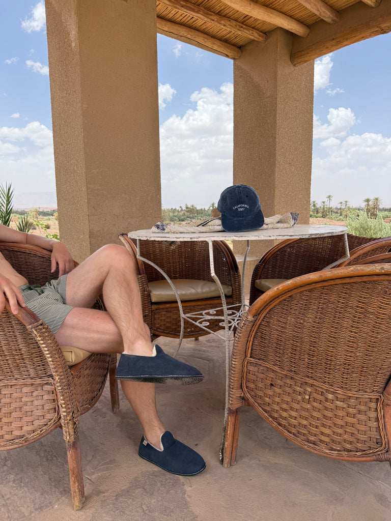 Charentaise Veg Navy