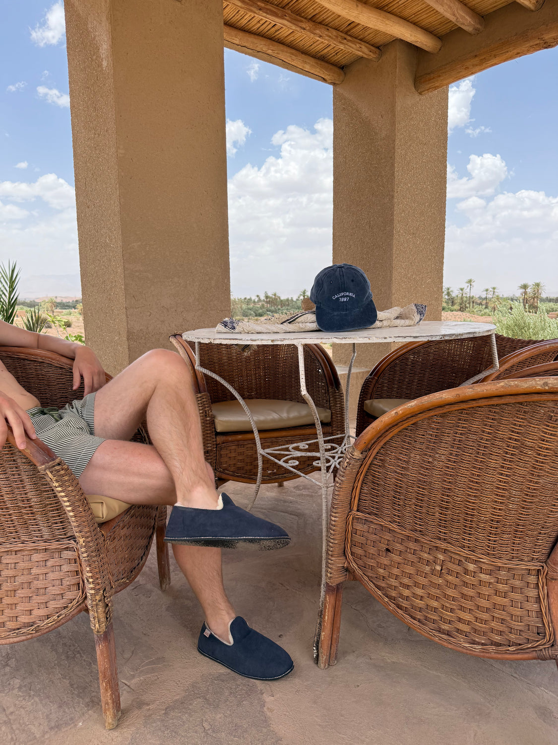 Charentaise Veg Navy