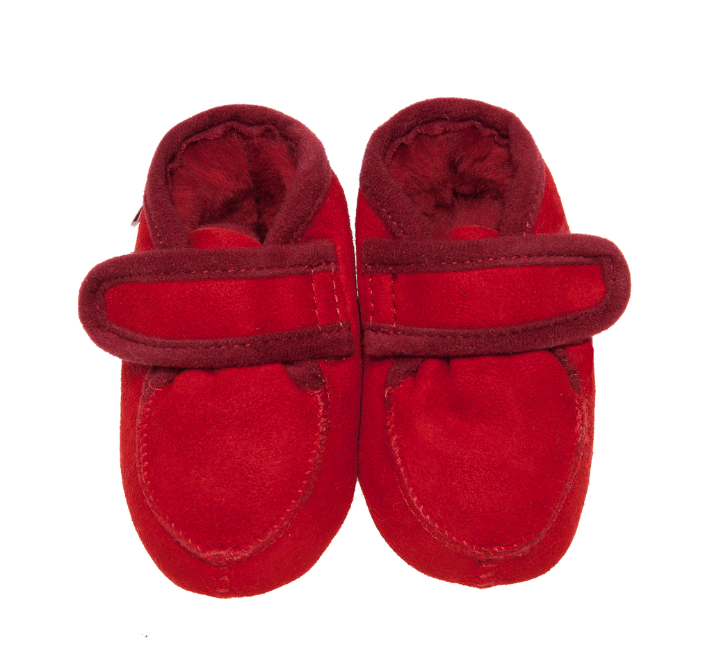 Boys hot sale red slippers